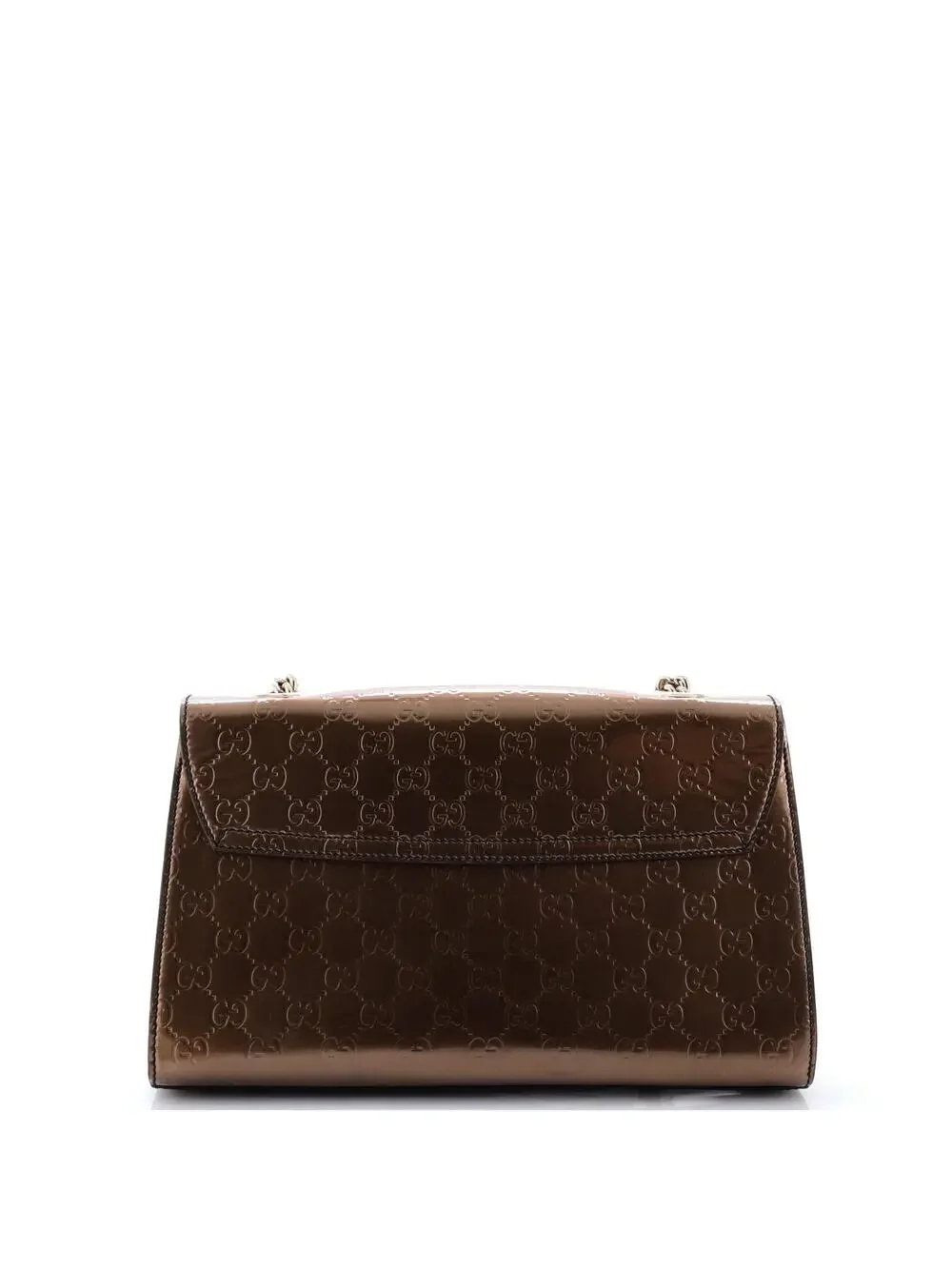 Emily Chain Flap Bag Guccissima Patent #340854G92B